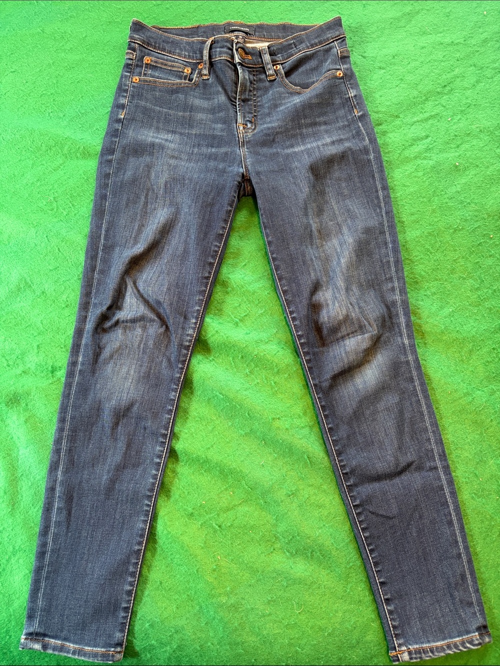 J. Crew Dark Indigo Skinny Jeans
